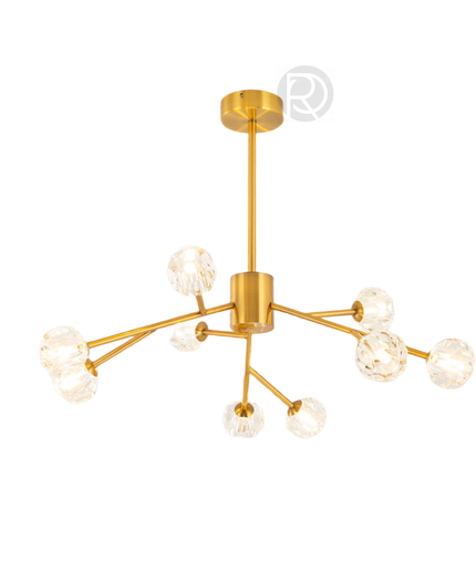 Chandelier BARTEX by Rodesigne — brass designer chandelier, custom lighting by RODESIGNE