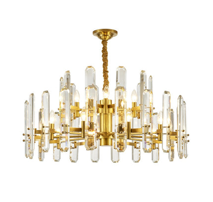 Chandelier GROTAGE by Rodesigne — brass designer chandelier, custom lighting by RODESIGNE