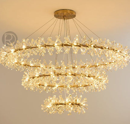 Chandelier MARIANNA by Rodesigne — glass designer chandelier, custom lighting by RODESIGNE