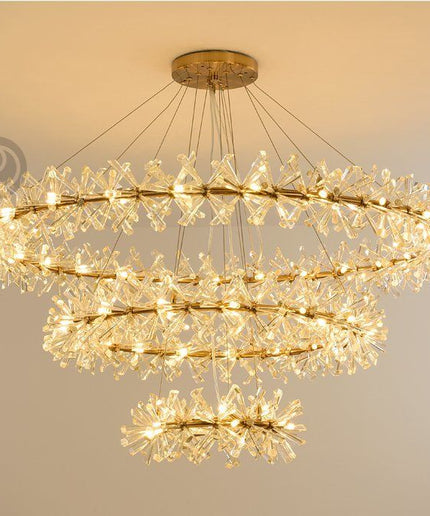 Chandelier MARIANNA by Rodesigne — glass designer chandelier, custom lighting by RODESIGNE