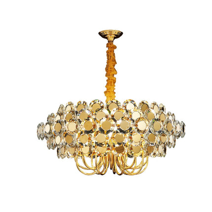 Chandelier NUMMUM by Rodesigne — glass designer chandelier, custom lighting by RODESIGNE