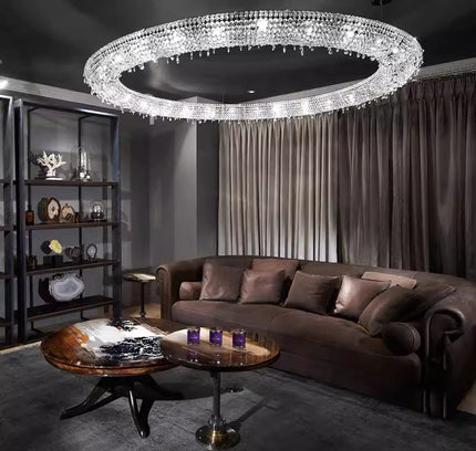 Chandelier LUKSE by Rodesigne — glass designer chandelier, custom lighting by RODESIGNE