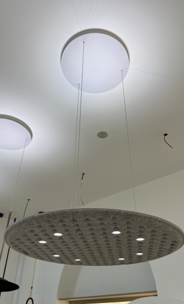 Acoustic lamp VOLANT by Rodesigne