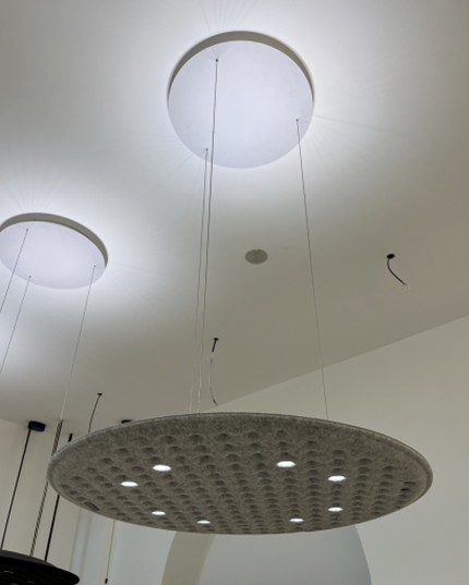 Acoustic lamp VOLANT by Rodesigne