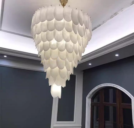 Chandelier FELTY by Rodesigne — glass designer chandelier, custom lighting by RODESIGNE