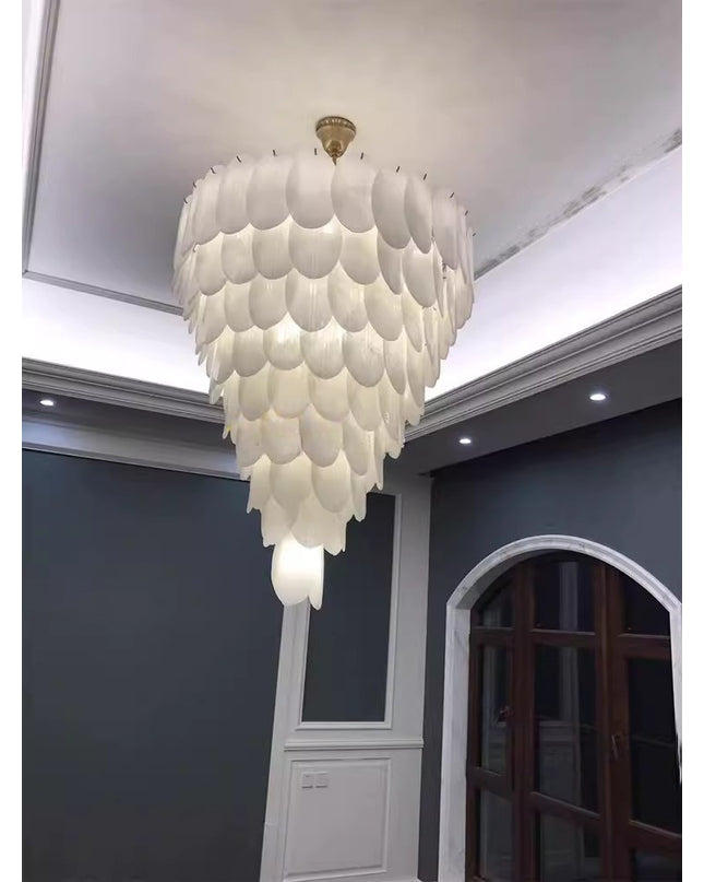 Chandelier FELTY by Rodesigne — glass designer chandelier, custom lighting by RODESIGNE
