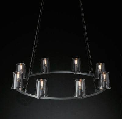 Designer chandelier PAUILLAC by Rodesigne — glass designer chandelier, custom lighting by RODESIGNE