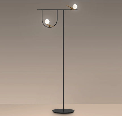 Floor lamp YANZI by Rodesigne — glass designer floor lamp by RODESIGNE
