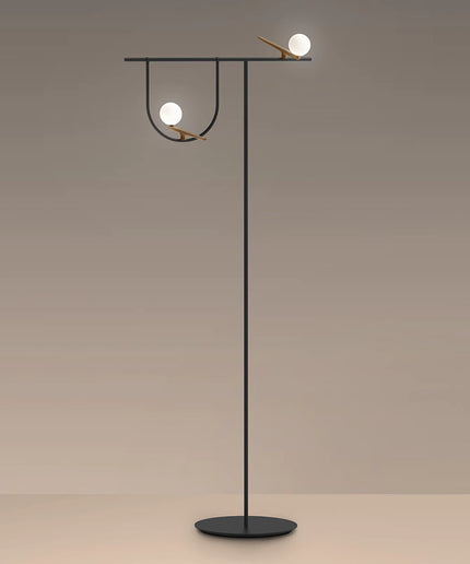 Floor lamp YANZI by Rodesigne — glass designer floor lamp by RODESIGNE