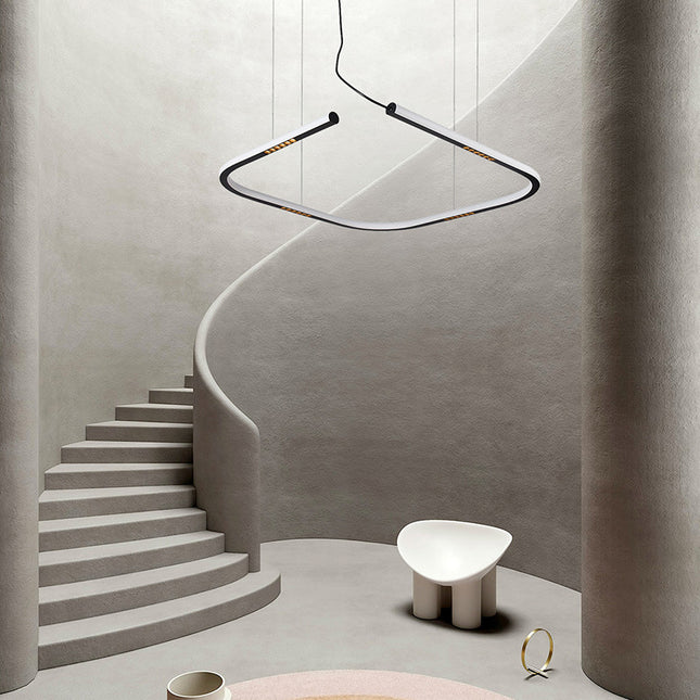 Chandelier TEC RECT — Chandeliers by Romatti, view 5