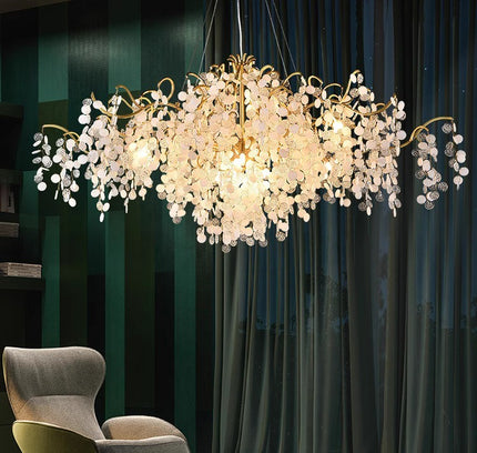 Chandelier CREEP by Rodesigne — glass designer chandelier, custom lighting by RODESIGNE