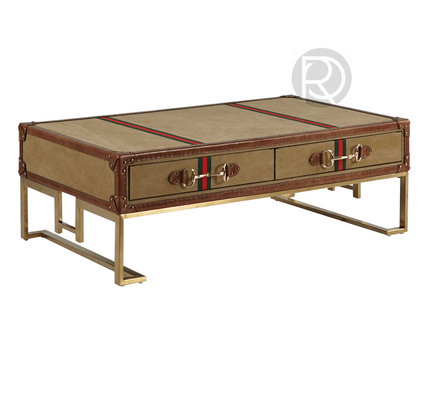 Coffee table VOYAGE by Rodesigne — brass designer coffee table, custom furniture by RODESIGNE