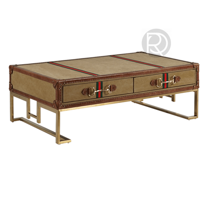 Coffee table VOYAGE by Rodesigne — brass designer coffee table, custom furniture by RODESIGNE