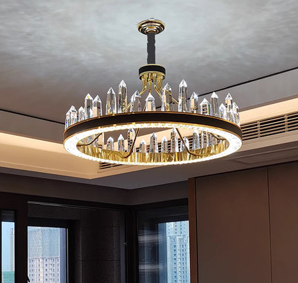 Chandelier ERISONE by Rodesigne — glass designer chandelier, custom lighting by RODESIGNE