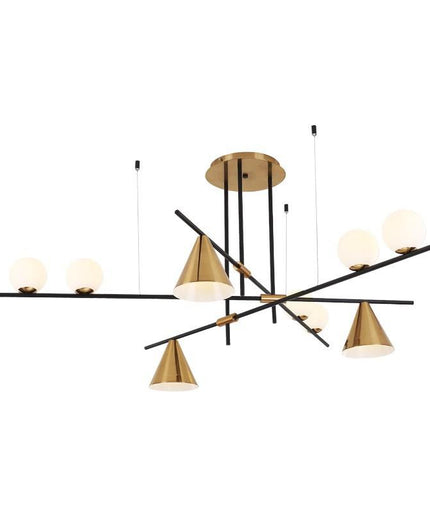 Chandelier Zenon by Rodesigne — brass designer chandelier, custom lighting by RODESIGNE