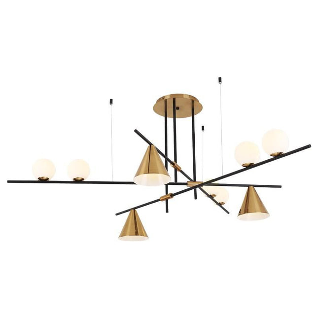 Chandelier Zenon by Rodesigne — brass designer chandelier, custom lighting by RODESIGNE