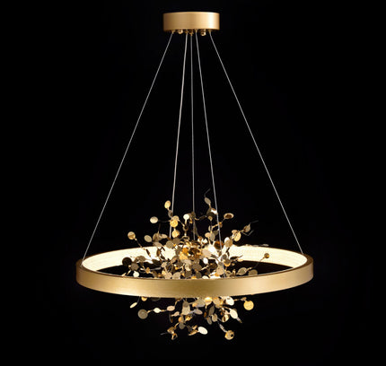 Chandelier FELIS by Rodesigne — brass designer chandelier, custom lighting by RODESIGNE