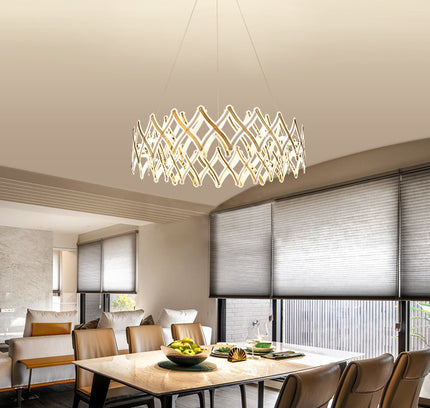 Chandelier NITTE by Rodesigne — brass designer chandelier, custom lighting by RODESIGNE