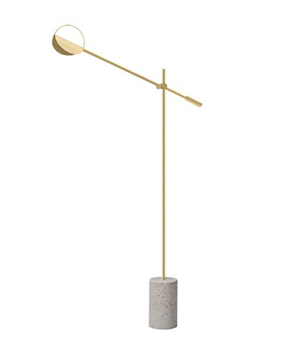 Floor lamp LEAVES by Rodesigne — brass designer floor lamp by RODESIGNE