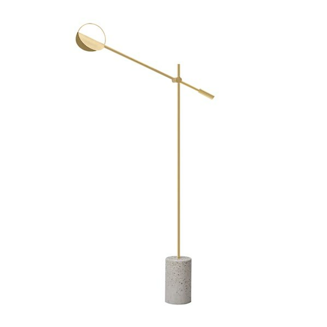 Floor lamp LEAVES by Rodesigne — brass designer floor lamp by RODESIGNE