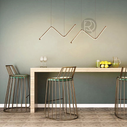 Chandelier ZAGA by Rodesigne — brass designer chandelier, custom lighting by RODESIGNE