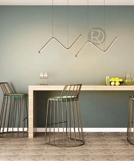 Chandelier ZAGA by Rodesigne — brass designer chandelier, custom lighting by RODESIGNE