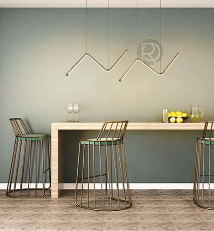 Chandelier ZAGA by Rodesigne — brass designer chandelier, custom lighting by RODESIGNE