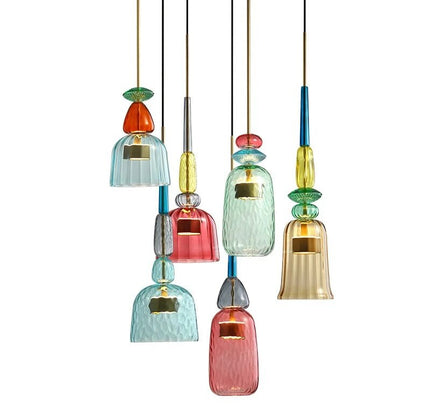 Pendant lamp LENSAD by Rodesigne — glass modern pendant light, custom designer lighting by RODESIGNE