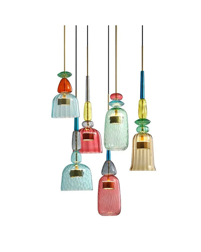 Pendant lamp LENSAD by Rodesigne — glass modern pendant light, custom designer lighting by RODESIGNE