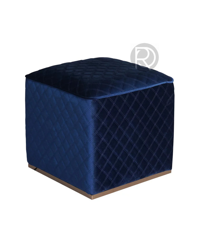 Pouf CUBU by Rodesigne — brass designer pouf, custom furniture by RODESIGNE