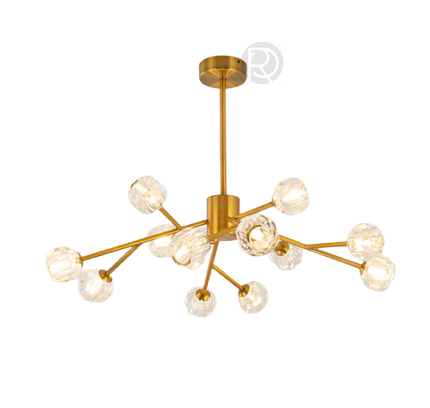 Chandelier BARTEX by Rodesigne — brass designer chandelier, custom lighting by RODESIGNE