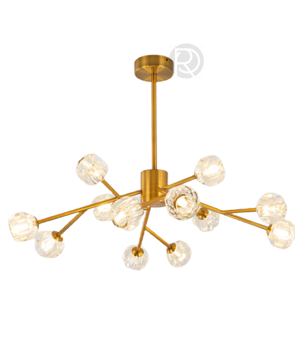 Chandelier BARTEX by Rodesigne — brass designer chandelier, custom lighting by RODESIGNE