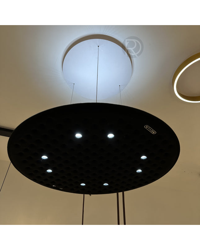 Acoustic lamp VOLANT by Rodesigne — decorative acoustic wall panel, sound absorption by RODESIGNE