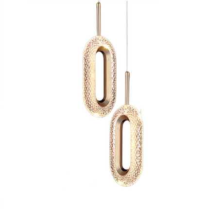 Hanging lamp WERTWOL by Rodesigne — brass modern pendant light, custom designer lighting by RODESIGNE