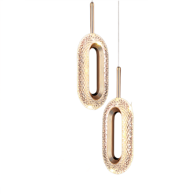 Hanging lamp WERTWOL by Rodesigne — brass modern pendant light, custom designer lighting by RODESIGNE