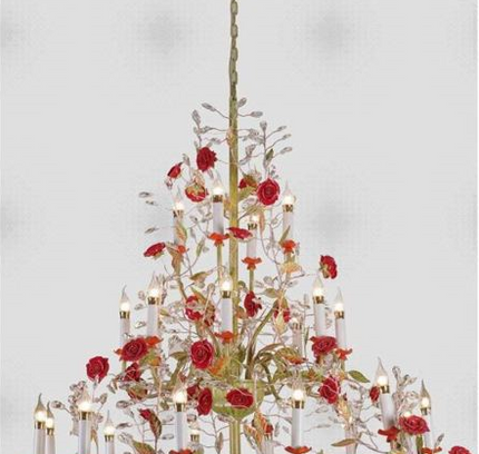 Chandelier CROWL by Rodesigne — brass designer chandelier, custom lighting by RODESIGNE