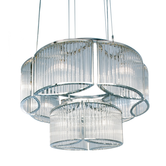 Chandelier STILIO by Rodesigne — glass designer chandelier, custom lighting by RODESIGNE