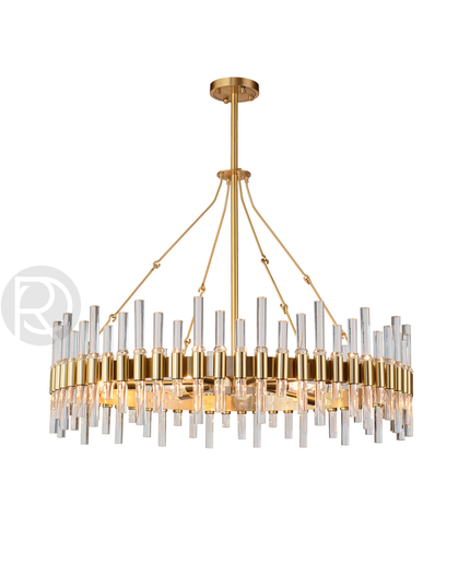 Chandelier HASKELL by Rodesigne — glass designer chandelier, custom lighting by RODESIGNE