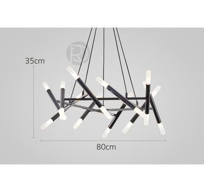Designer chandelier PENTAGON by Rodesigne — designer chandelier, custom lighting by RODESIGNE