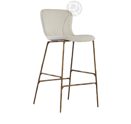 CITURA by Rodesigne bar stool — brass designer chair, custom furniture by RODESIGNE