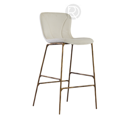 CITURA by Rodesigne bar stool — brass designer chair, custom furniture by RODESIGNE