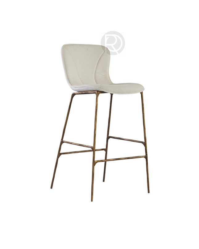 CITURA by Rodesigne bar stool — brass designer chair, custom furniture by RODESIGNE