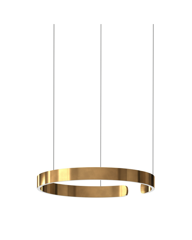 Chandelier CIRCUN by Rodesigne — brass designer chandelier, custom lighting by RODESIGNE