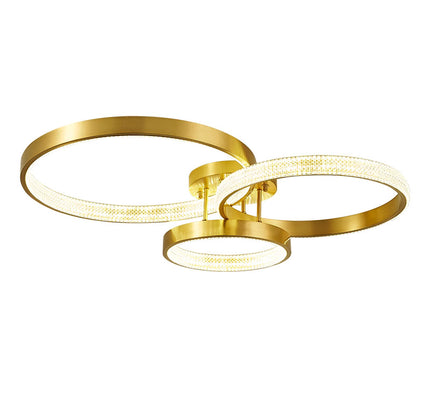 Ceiling lamp HALO by Rodesigne — brass ceiling light fixture, designer lighting by RODESIGNE