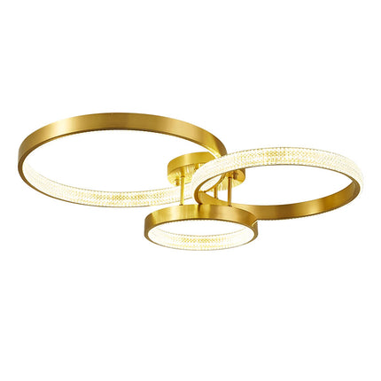 Ceiling lamp HALO by Rodesigne — brass ceiling light fixture, designer lighting by RODESIGNE