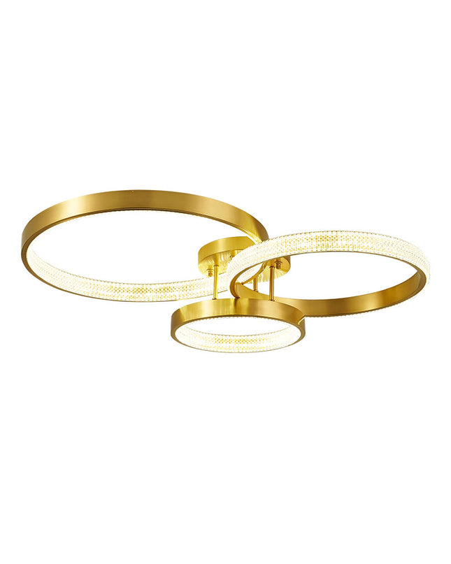Ceiling lamp HALO by Rodesigne — brass ceiling light fixture, designer lighting by RODESIGNE