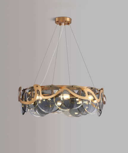 Chandelier GROOT by Rodesigne — brass designer chandelier, custom lighting by RODESIGNE