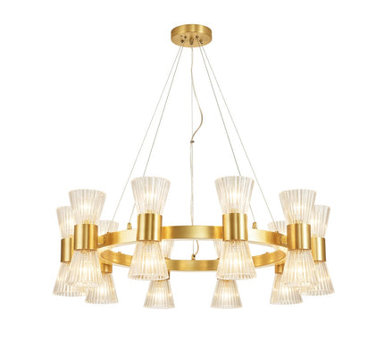 Chandelier PICCA by Rodesigne — brass designer chandelier, custom lighting by RODESIGNE