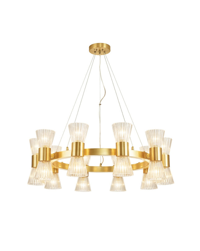 Chandelier PICCA by Rodesigne — brass designer chandelier, custom lighting by RODESIGNE