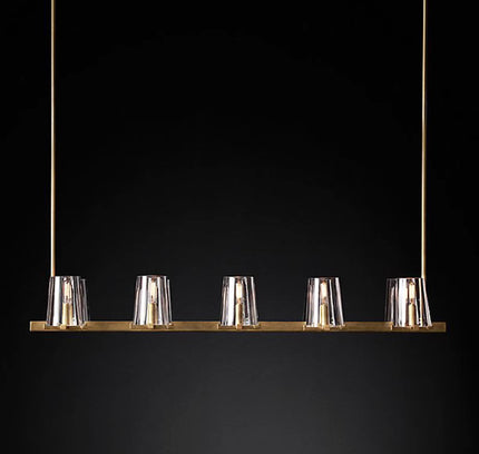 Designer chandelier PAUILLAC by Rodesigne — glass designer chandelier, custom lighting by RODESIGNE